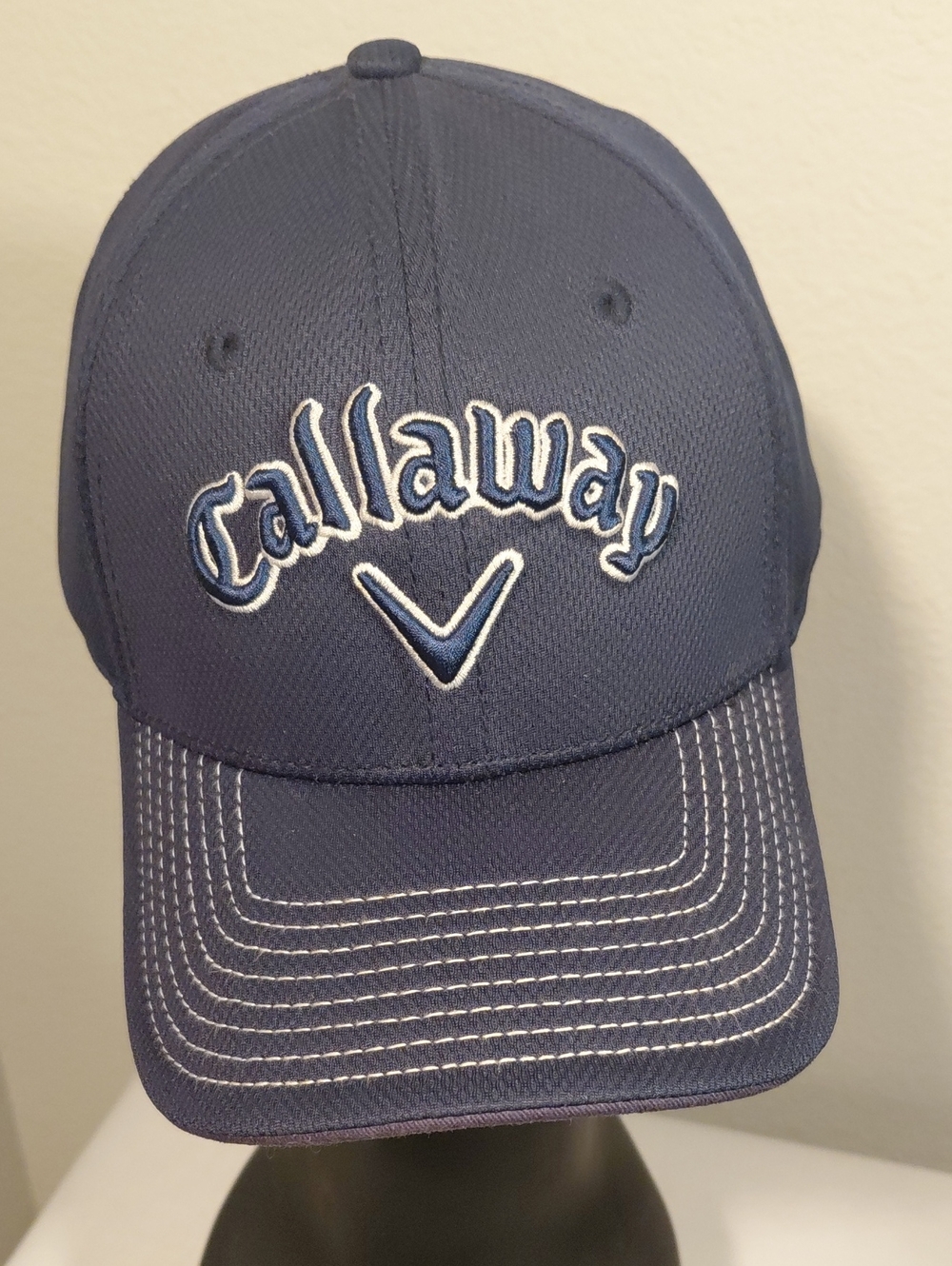 Callaway Navy Blue Embroidered Logo Golf Hat